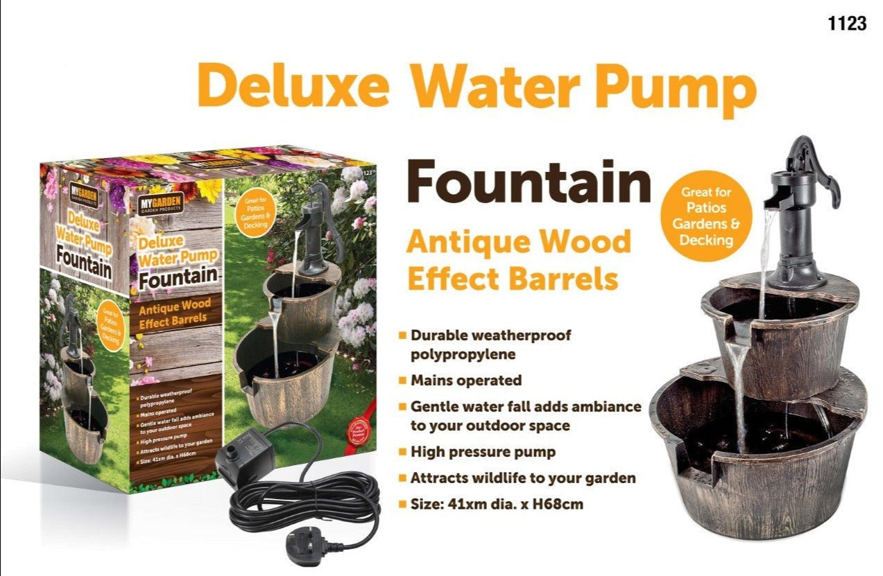 Deluxe Water Feature Fountain Garden Decoration 1123