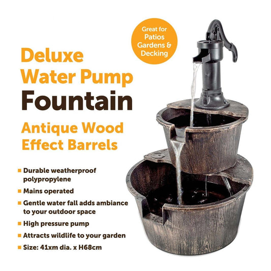 Delu x e Water Feature Fountain Garden Decoration