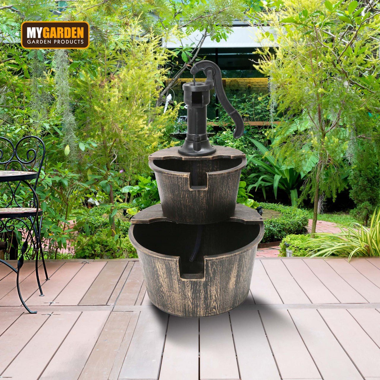 Deluxe Water Feature Fountain Garden Decoration 1123