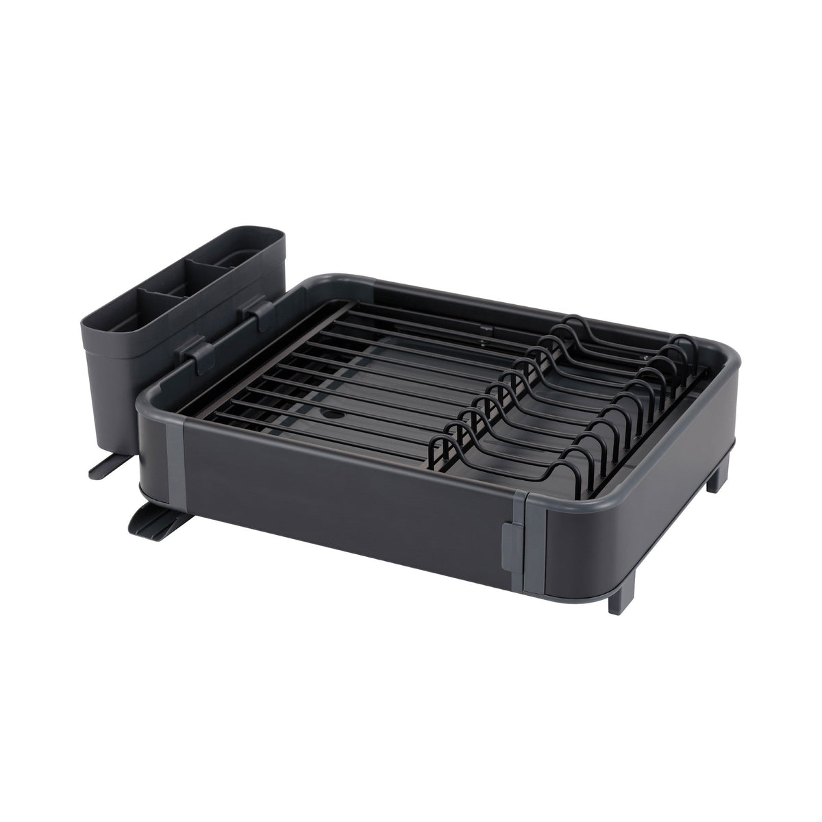 Sq Professional Durane Aluminium E x pandable Dish Drainer 43 – Black
