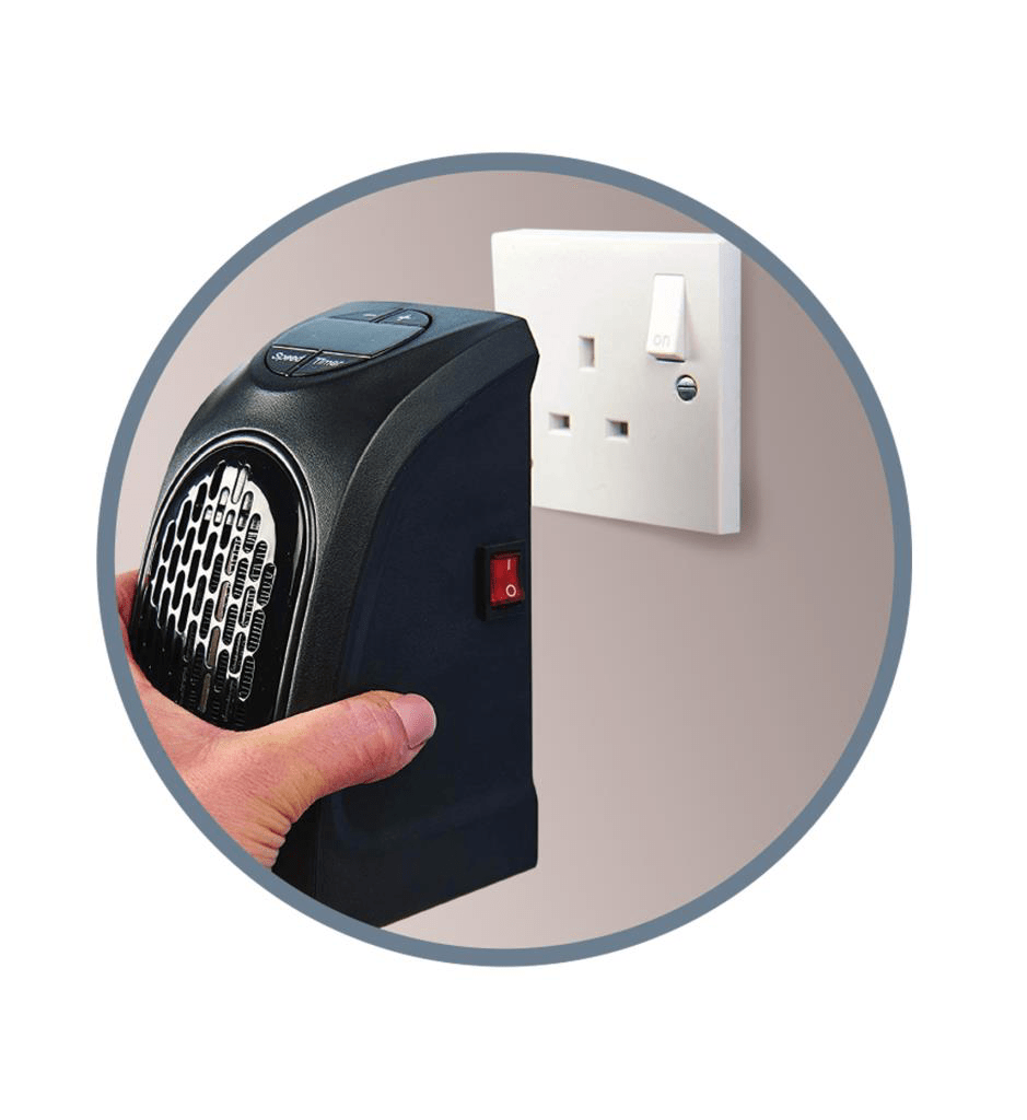 DGI Powatron Plug In Heater 400W 12.4 x 16.05 x 8.55 cm 1172  A