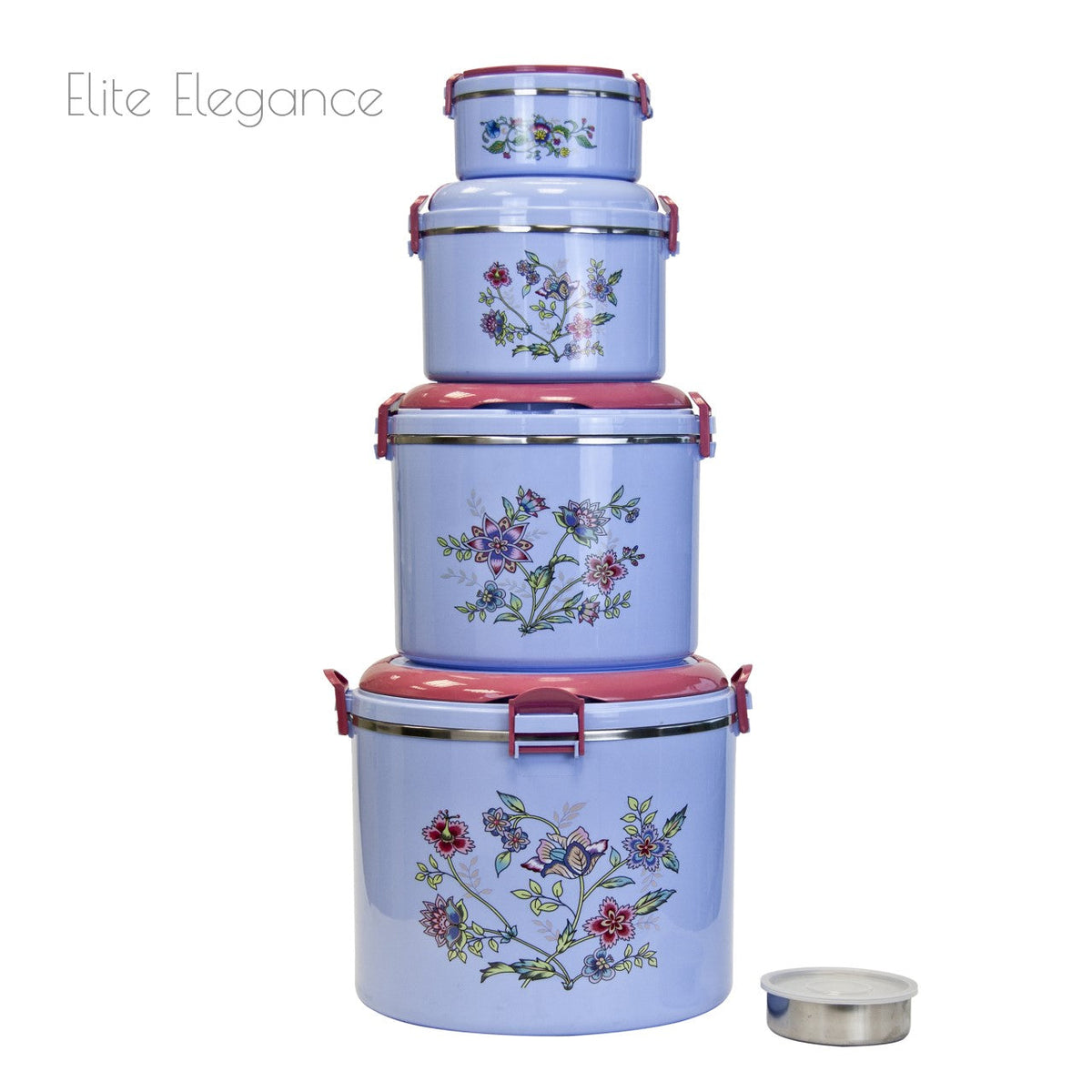Sq Elite Elegance Insulated Hot Pot Set 5 Piece Blue 0.3 – 0.6 – 2.5 – 6 – 15L