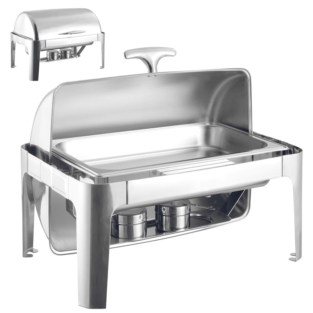 Banquet Chafing Dish With Rolling Top Single Compartment 7231A/63 x 44cm /8.50 7524