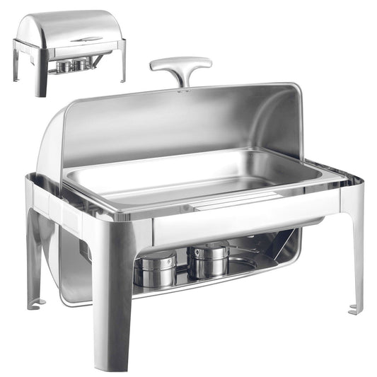 Banquet Chafing Dish With Rolling Top Single Compartment 7231A/63 x 44cm /8.50 7524