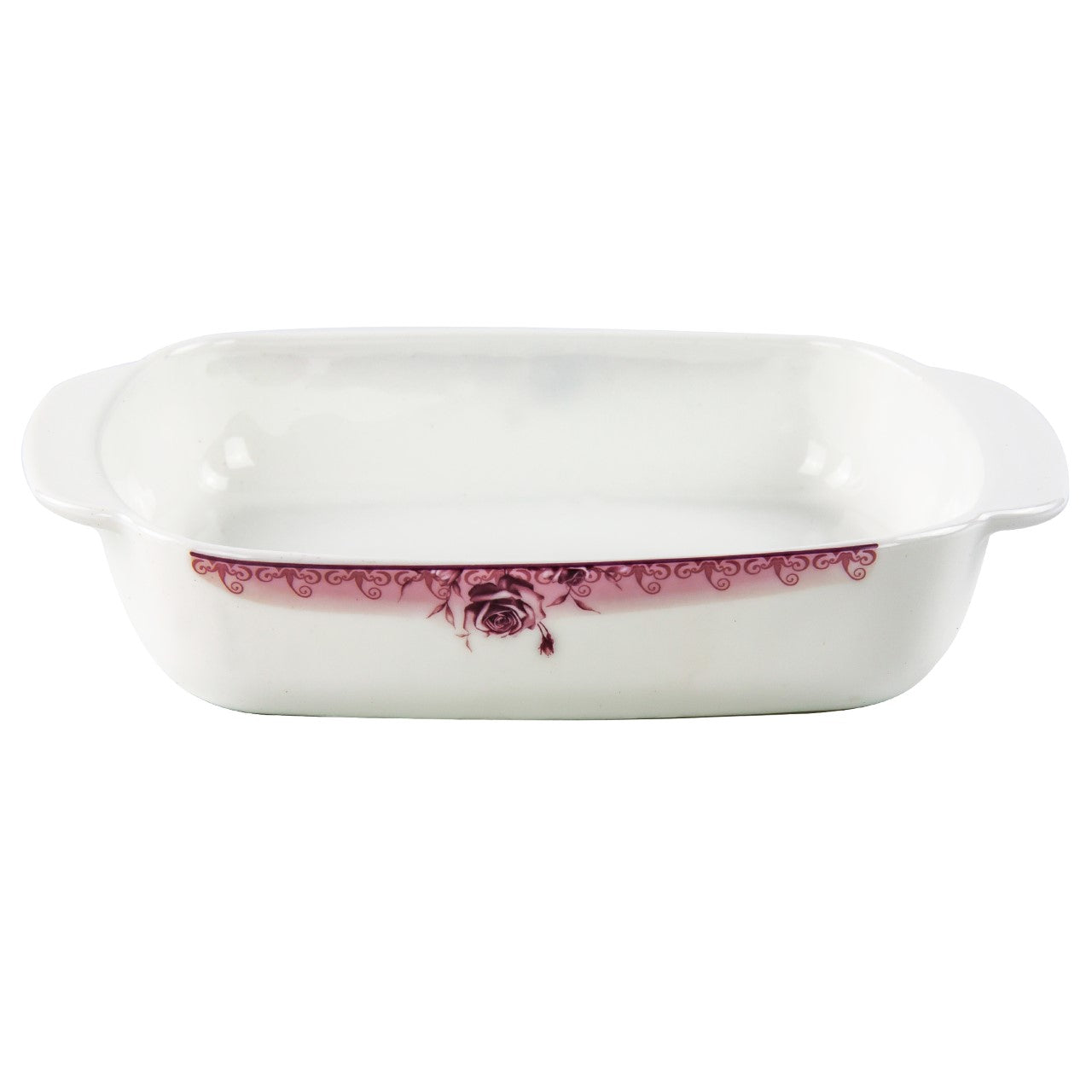 Opal Glass Serving Dish Snack Bowl Elisa 20x20x4cm 8331 A