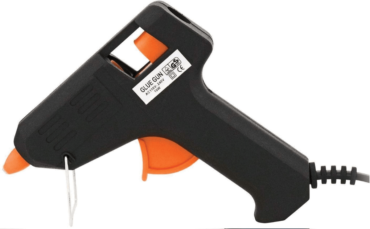 Hot Melt Glue Gun With Anti Drip Nozzle Including 100 Glue Sticks