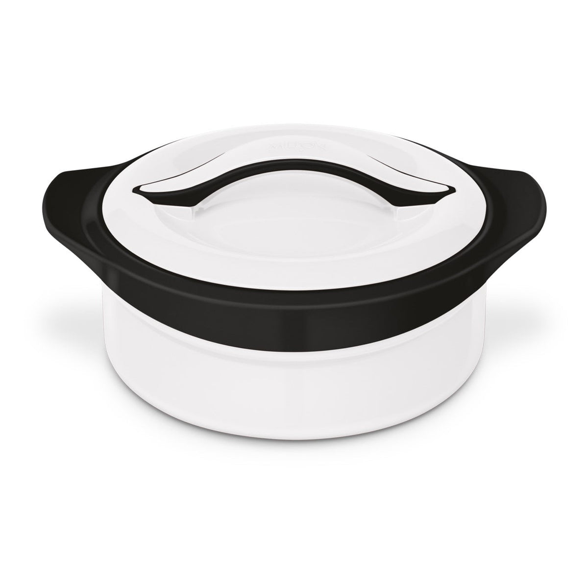 Sq Zenith Insulated Casserole Set 3 Piece White – Black 1L – 1.5L – 2.5L