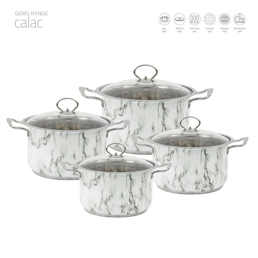Sq Professional Gems Stainless Steel Stockpot Set Of 4 Calac 18 – 20 – 22