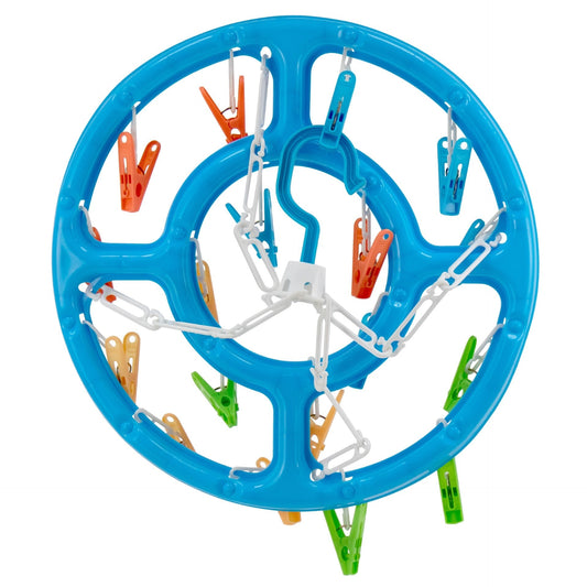 Durane Laundry Peg Hanger Round 32cm Assorted Colours 9852