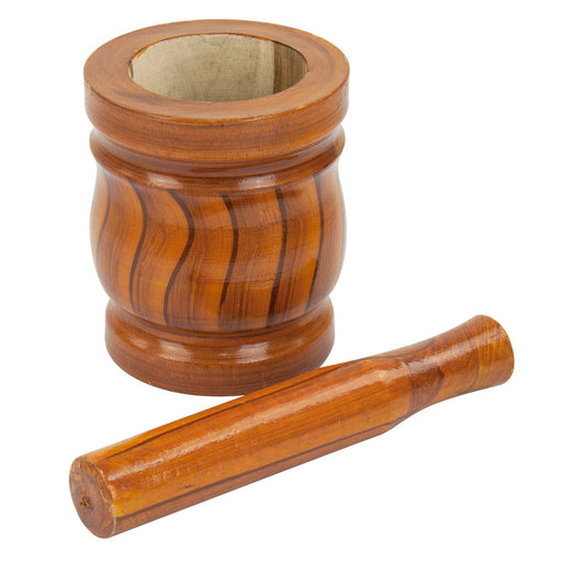 Durane Wooden Mortar & Pestle 15x18cm 9935
