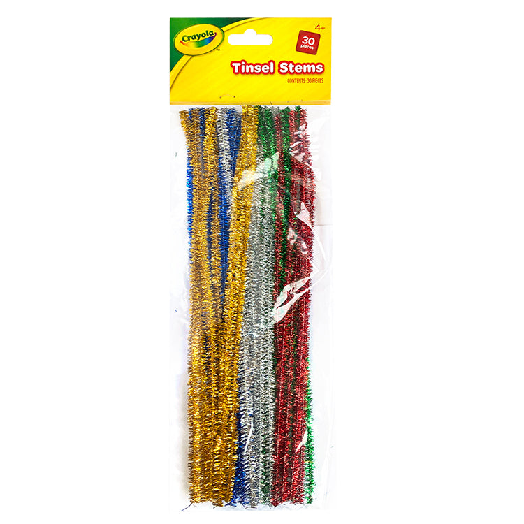 Crayola Glitter Chenille Stems x 30