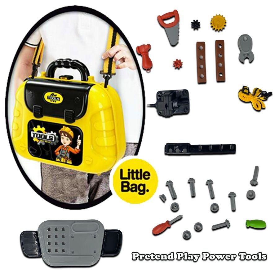 Pretend Play Tool Kit Set With Little Bag