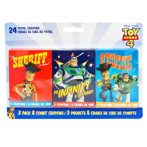Toy Story Pack 8 Crayons x 3