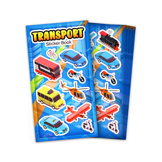 Transport Mini Sticker Book (12 Sheets)