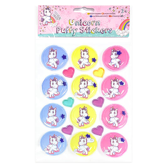 Unicorn Puffy Sticker Pack