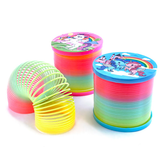 Unicorn Rainbow Magic Springs + Lid x 12 ( BULK BUY )