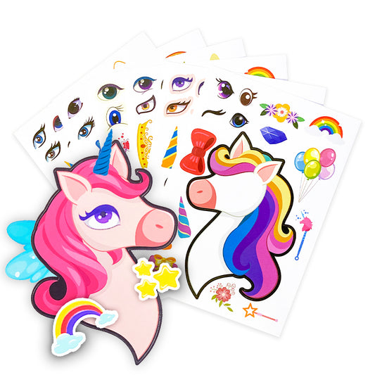 Unicorn Sticker Scene Create Pack