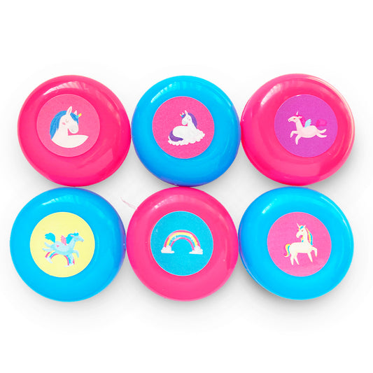 Unicorn Mini Yo Yos x 6