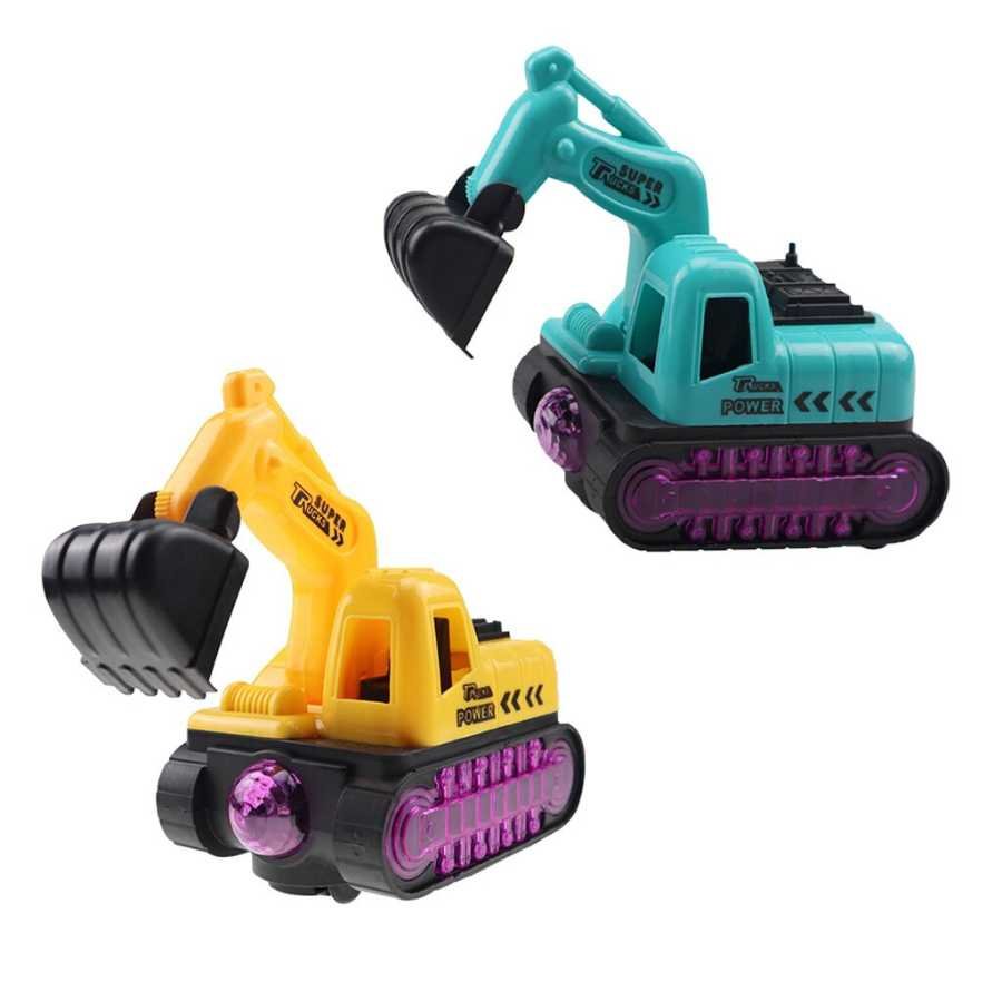 Children’s Electric Excavator Toy With Lights & Sounds