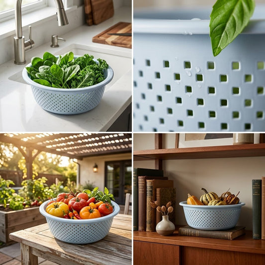 Plastic Round Basket – Diameter, 118G Lightweight Storage Solution