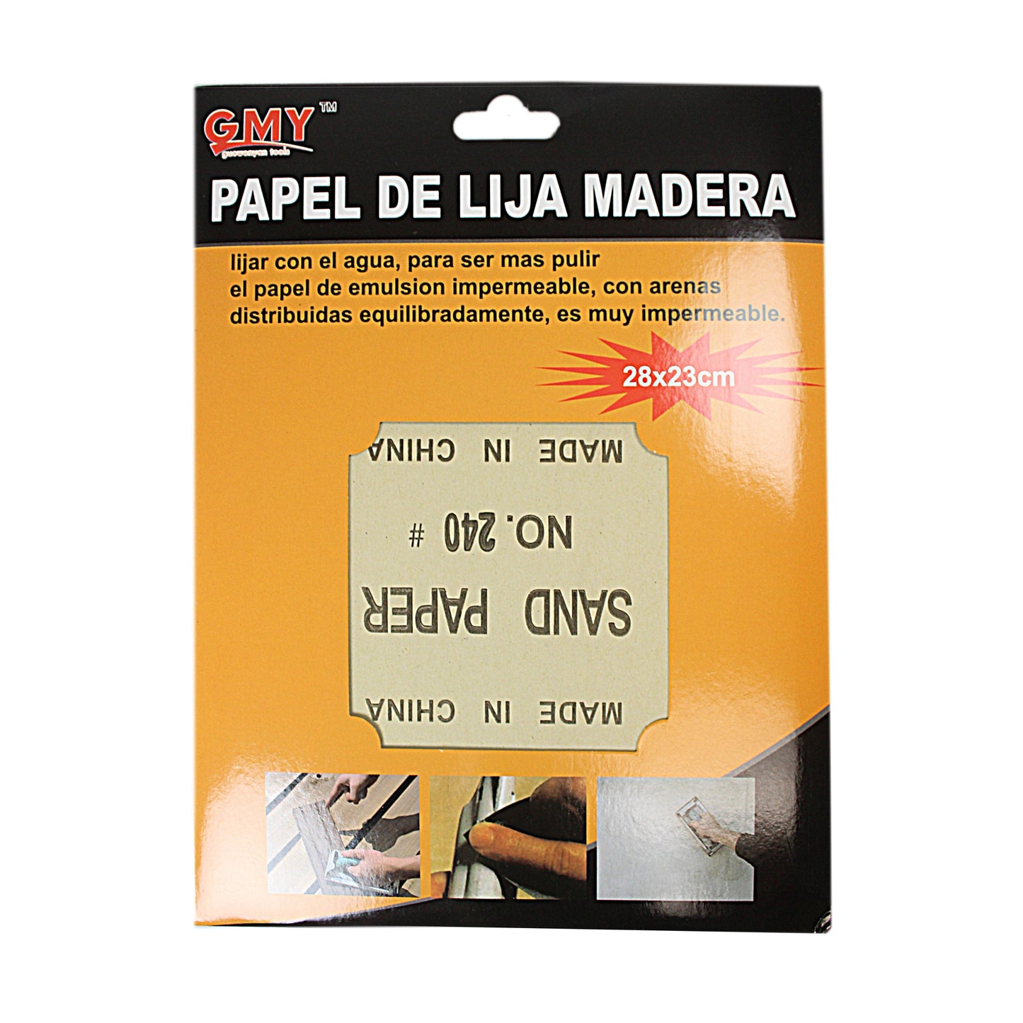 DIY Abrasive Sanding Paper 28 x 23 cm Pack of 6 3125