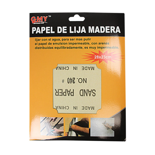 DIY Abrasive Sanding Paper 28 x 23 cm Pack of 6 3125
