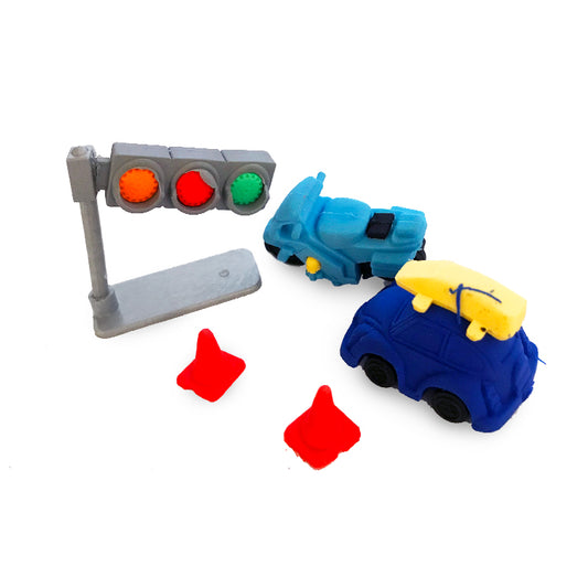 Super Transport 3D Eraser Set
