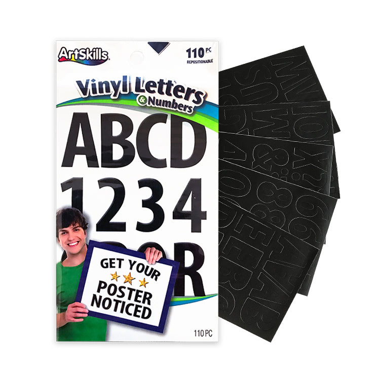 Self Adhesive Vinyl Letters Bumper Pack