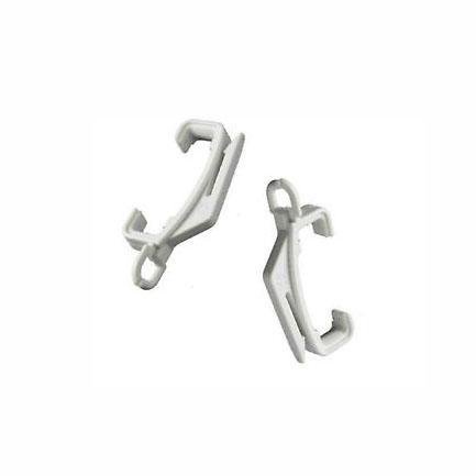 Curtain Rail Glider Hooks White/Silver Curtain Hooks Home Diy 0887