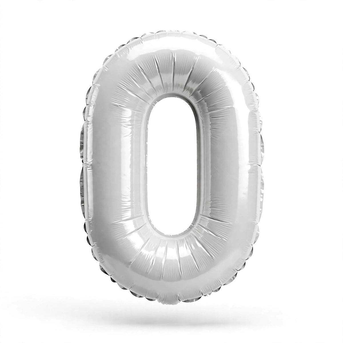 Foil Birthday Foil Balloons Numbers (0-9) 3 Colours - Gold, White, Rose Gold