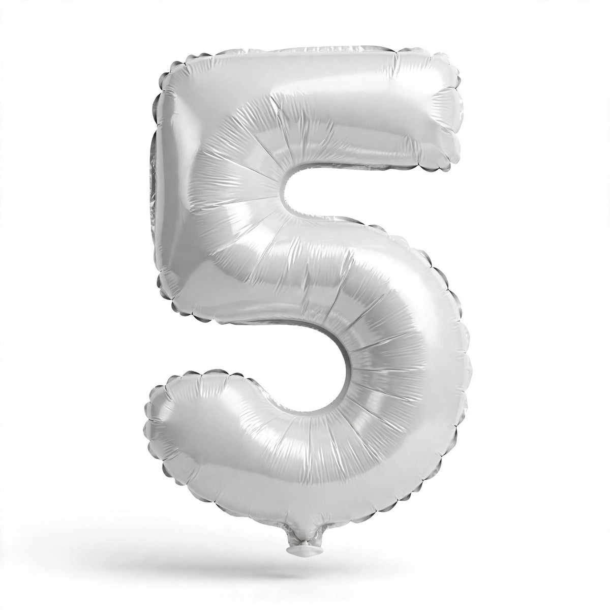 Foil Birthday Foil Balloons Numbers (0-9) 3 Colours - Gold, White, Rose Gold