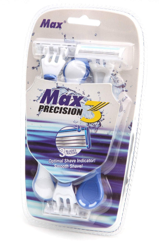 Max Plastic Disposable Razor Shaver Pack of 3 2898