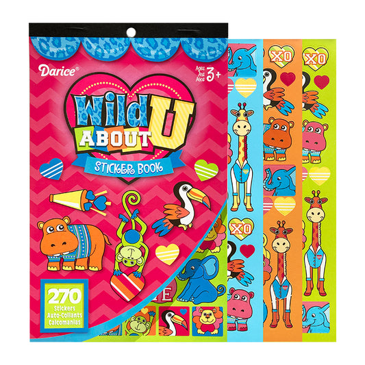 Wild About Animals 6 Sheet Stickers