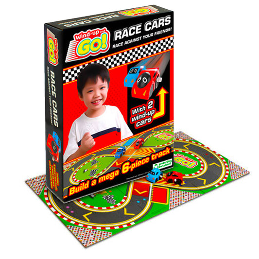 Racing Cars Wind Up And Go Mega Set