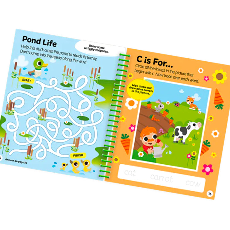Farm Wipe Clean Spiral Activity Book