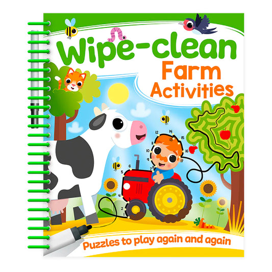 Farm Wipe Clean Spiral Activity Book