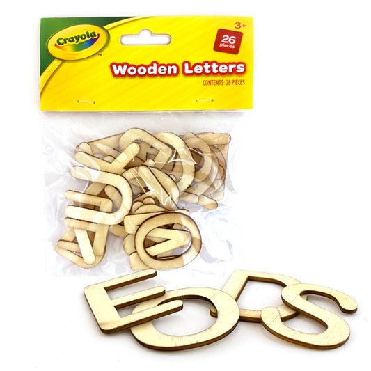 Crayola Wooden Letters Pack