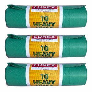Garden Heavy Duty Garden Sacks Bin Bags Roll of 10 LL5752
