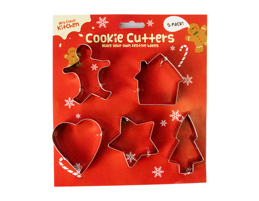 Christmas Cookie Cutters x 5