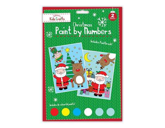 Christmas Jumbo Paint By Numbers Twin Pack
