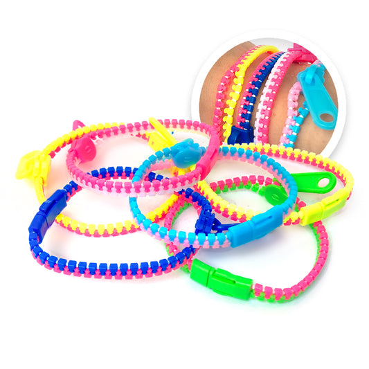 Super Zipper Fashion Bracelets x 6 ( ONE OFF SPECIAL )