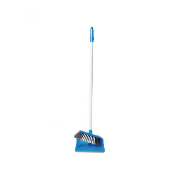 Plastic Small Economic Dustpan and Brush Set Assorted Colours ZP139 A