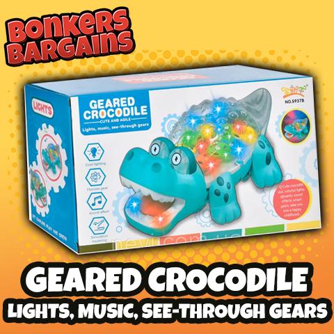 Geared Toy Crocodile