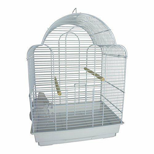 Heritage Style Large Bird Cage Indoor Plastic Fancy Heritage Cage 56 x 40 cm Assorted Colours 2182 A (Big Parcel Rate)