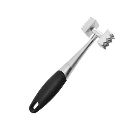 Metal Two Sided Meat Hammer Tenderiser 21 cm 6807 (Parcel Rate)