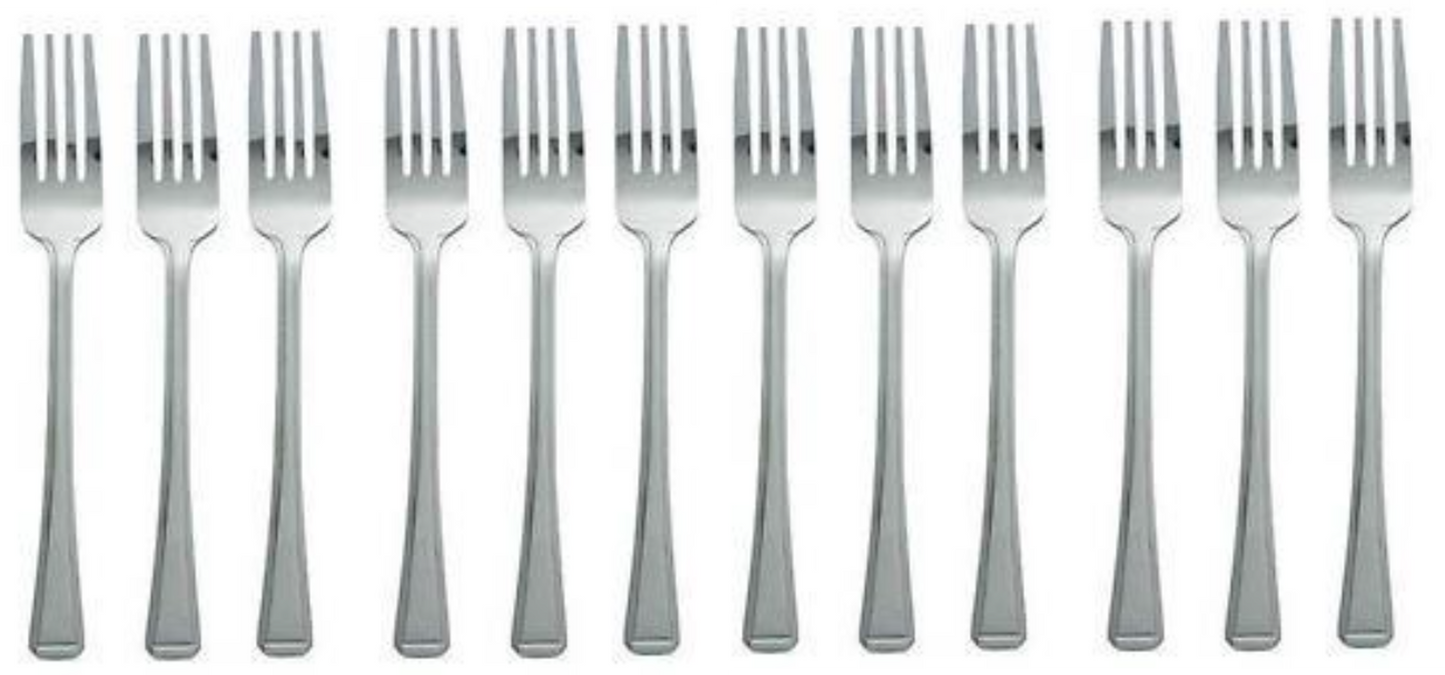 Metal Kitchen Forks Pack of 12 17 cm 7023 (Parcel Rate)