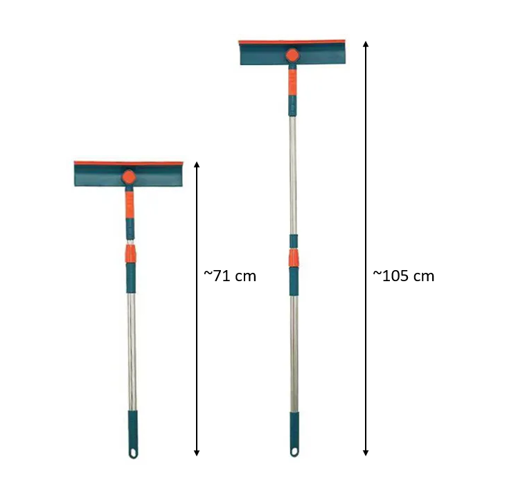 Extendable Window Squeegee Wiper 28 x 71 / 105 cm 7211 (Parcel Rate)