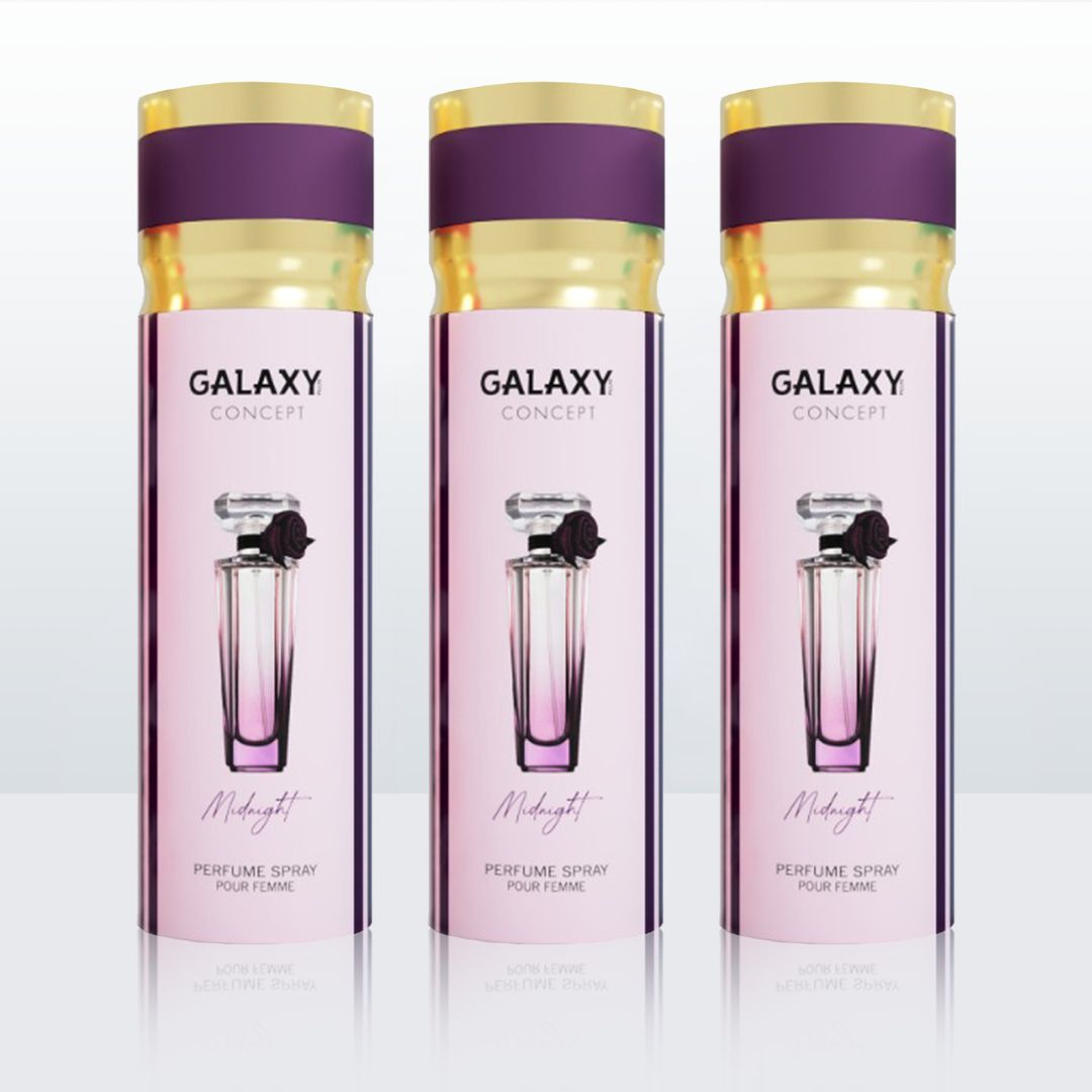 Galaxy Plus Concept MIDNIGHT Perfume Body Spray - Inspired By Tresor Midnight Rose