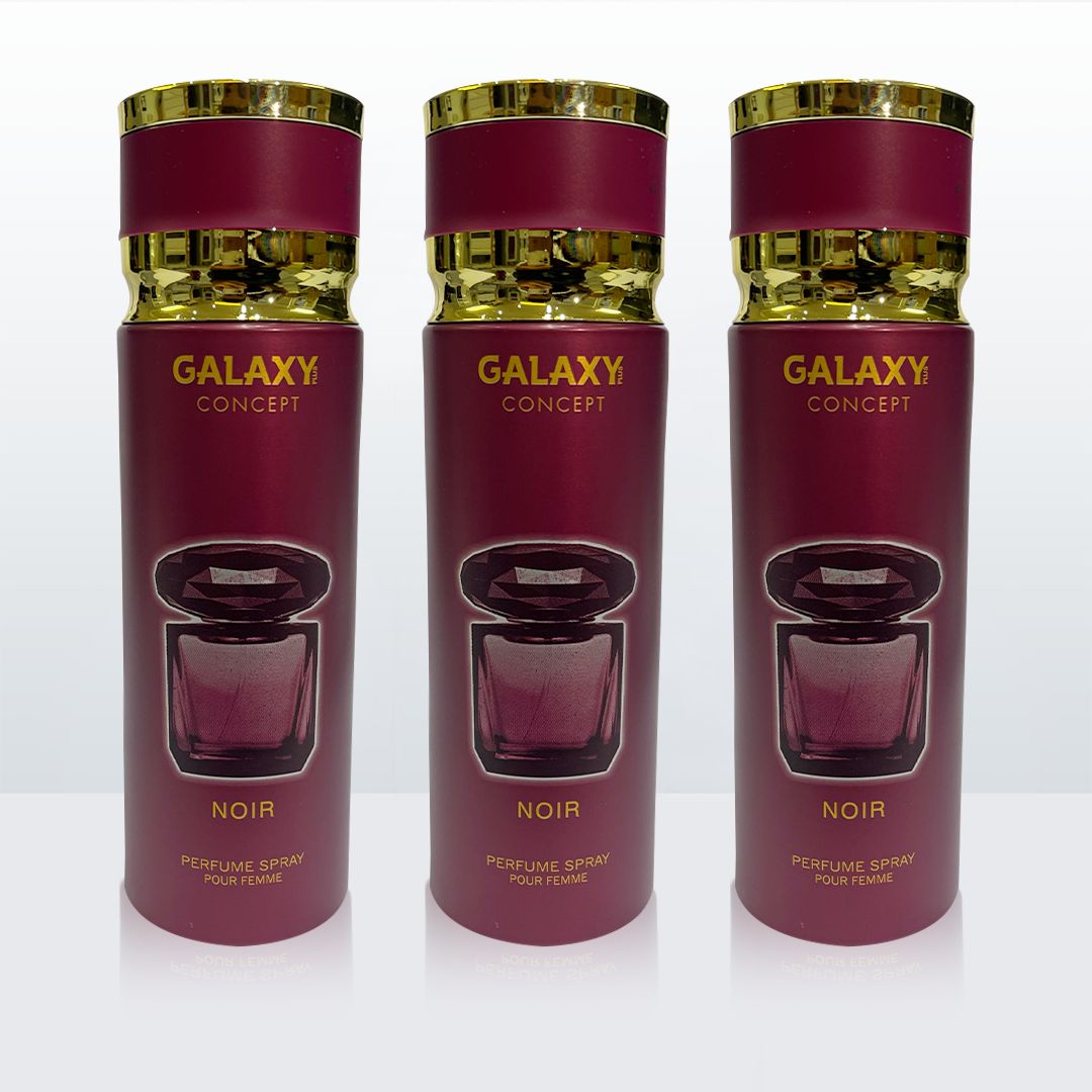 Galaxy Plus Concept NOIR Perfume Body Spray - Inspired By Crystal Noir