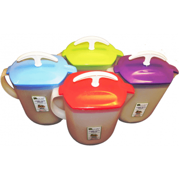 3 Litre Kitchen Multipurpose Use Plastic Jug With Pump Assorted Colour M989 (Parcel Rate)